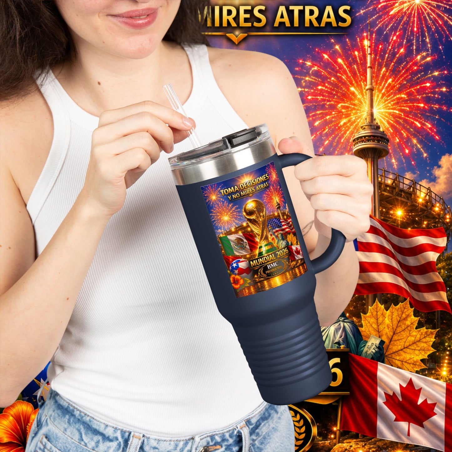 "taza de Viaje Aislada mundial 2026 dia"