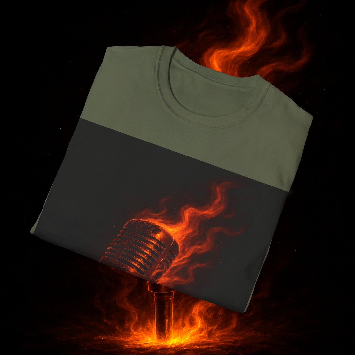 "Camiseta voz 🎤🔥Dilo con fuego. Cántalo con alma.” 🔥🎤