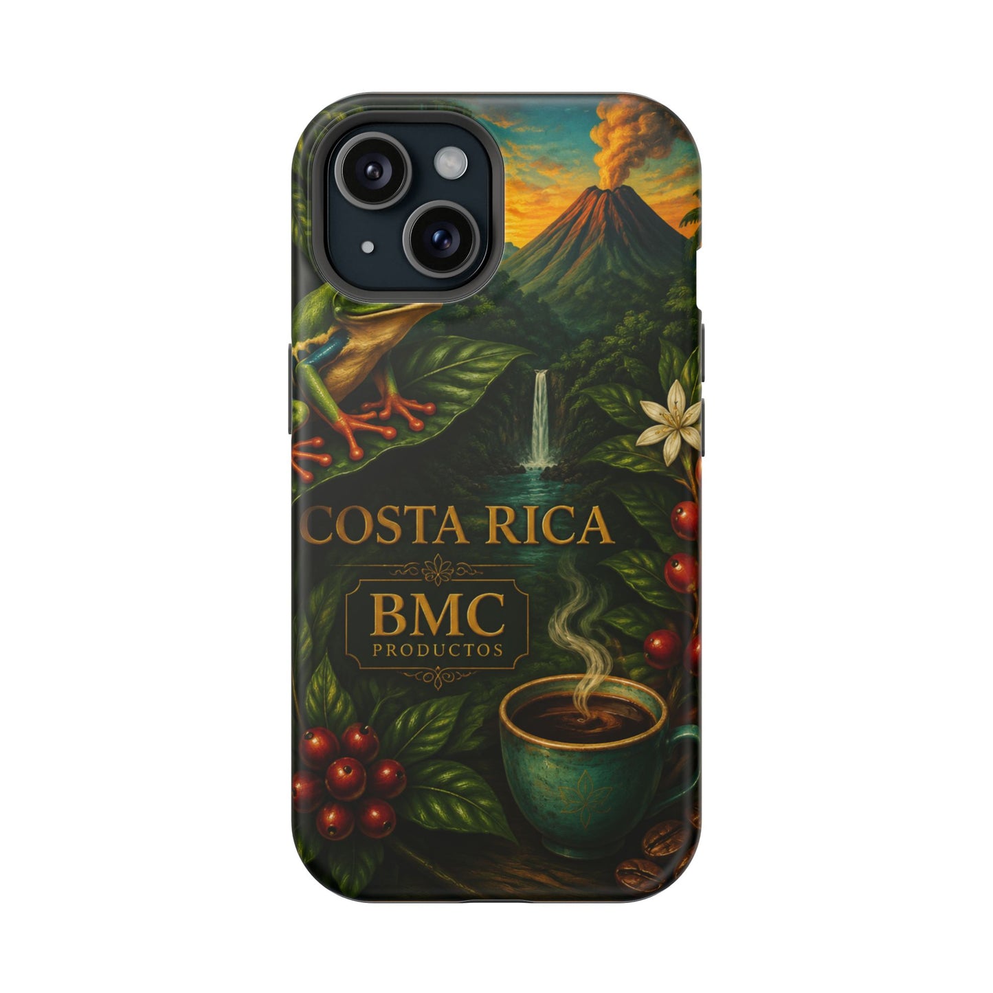 "Funda Magnética Reforzada Magnética Reforzada Costa Rica: Pura Vida entre Volcanes y Selvas 🌋🌴🦜"
