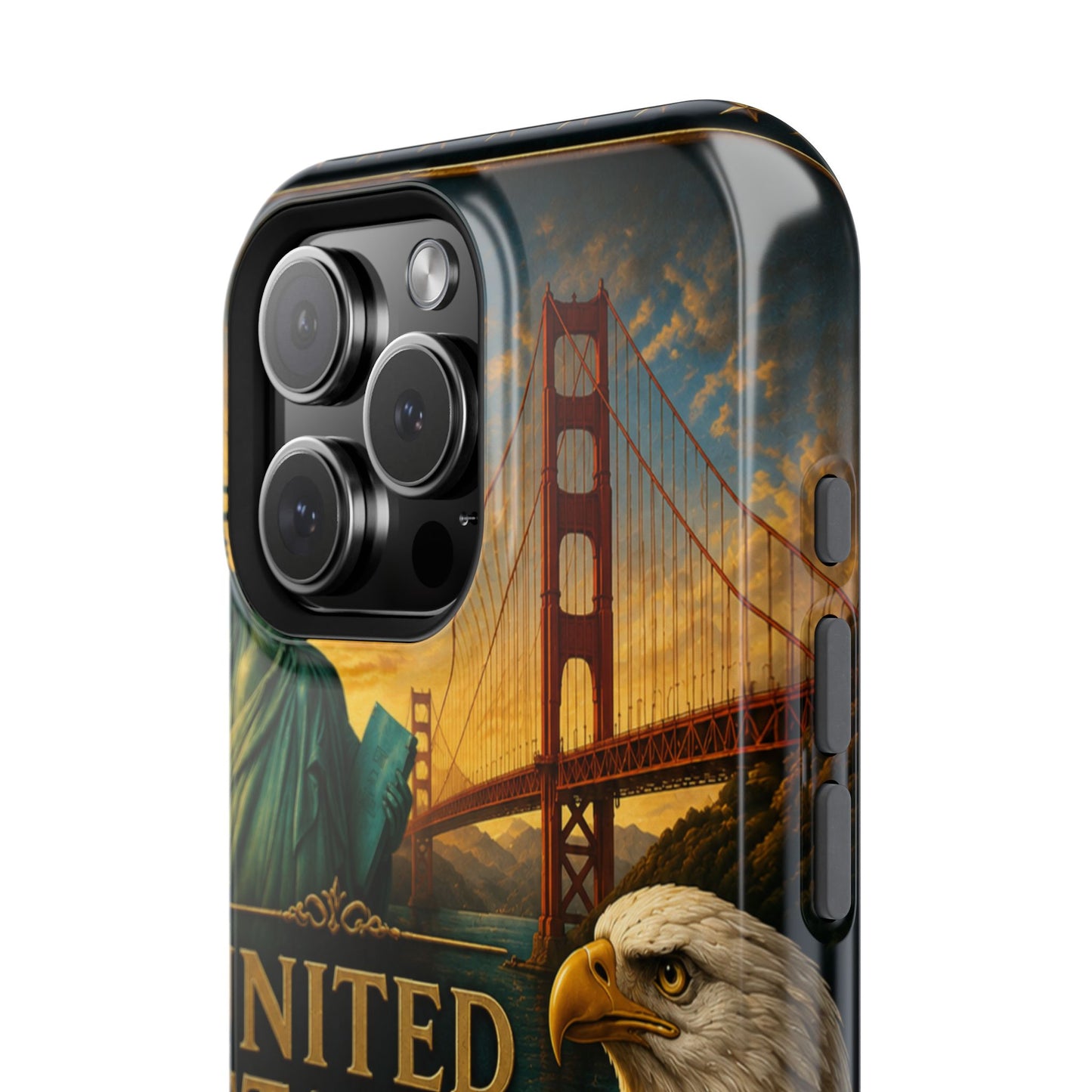 "Funda Magnética Reforzada Estados Unidos: Sueños, Libertad y Grandes Horizontes 🗽🏜️🌆"