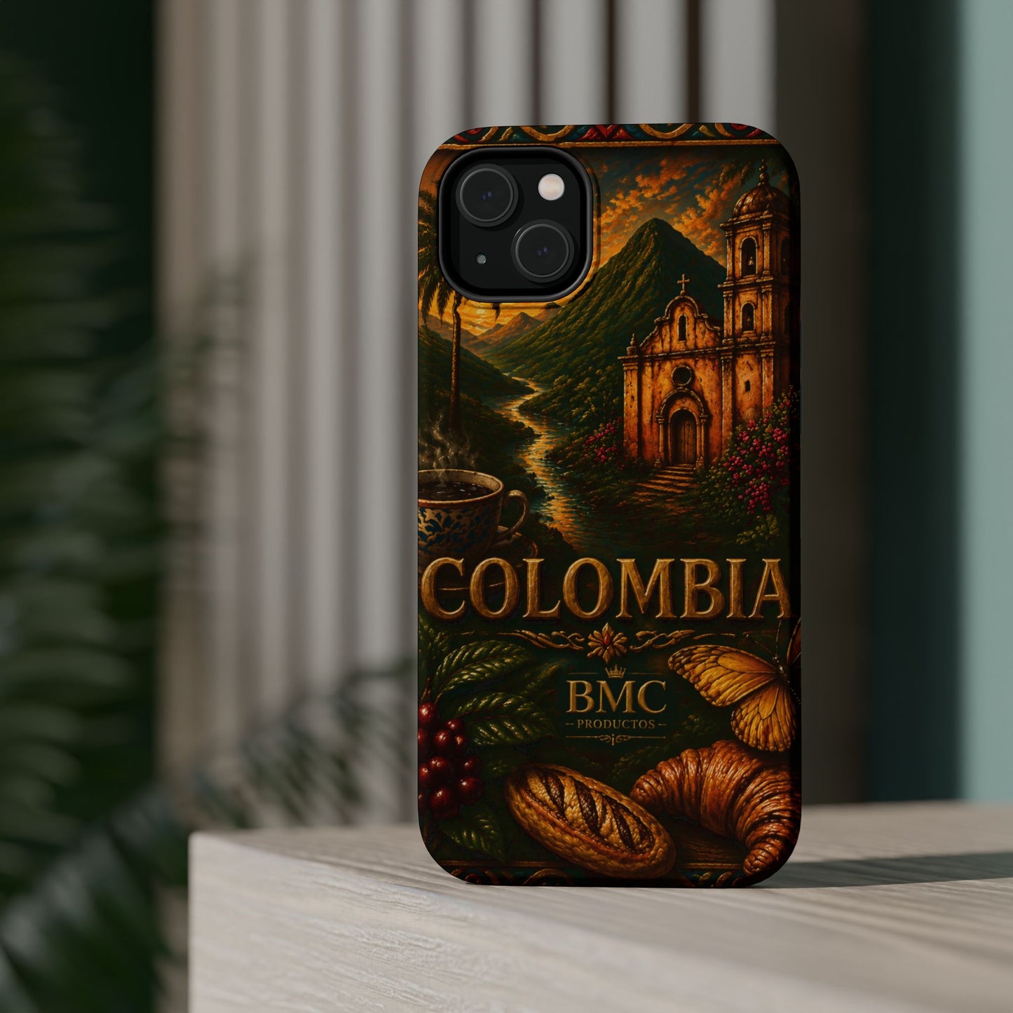 "Funda Magnética Reforzada Colombia: Magia de Colores, Café y Tradición ☕🎨🌄"