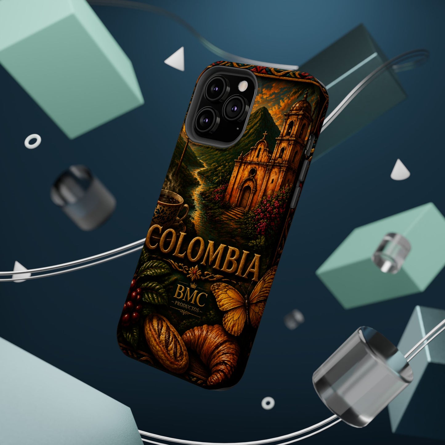 "Funda Magnética Reforzada Colombia: Magia de Colores, Café y Tradición ☕🎨🌄"