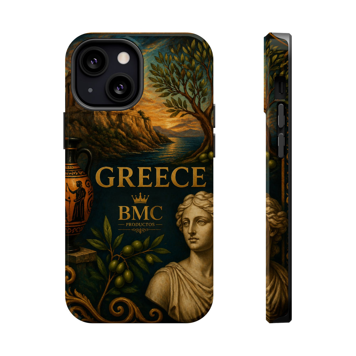 "Funda Magnética Reforzada Magnética Reforzada Grecia: Cuna de Dioses, Maravillas y Filosofía 🌊🏛️⚡"