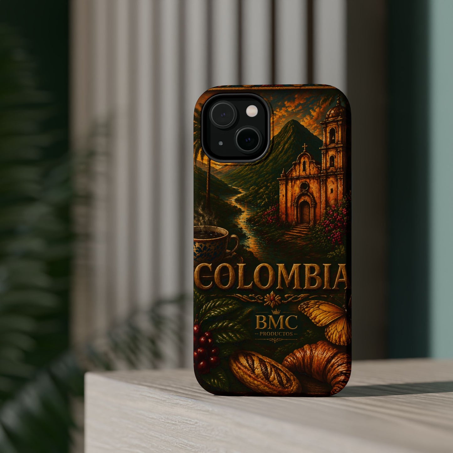 "Funda Magnética Reforzada Colombia: Magia de Colores, Café y Tradición ☕🎨🌄"