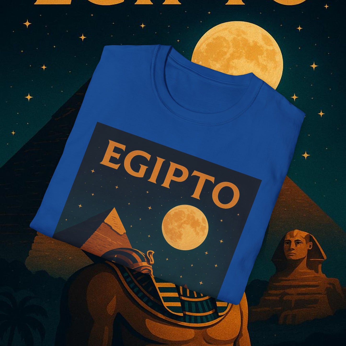 "Camiseta Egipto Misterio Dorado del Nilo 🏺🌅🐫"