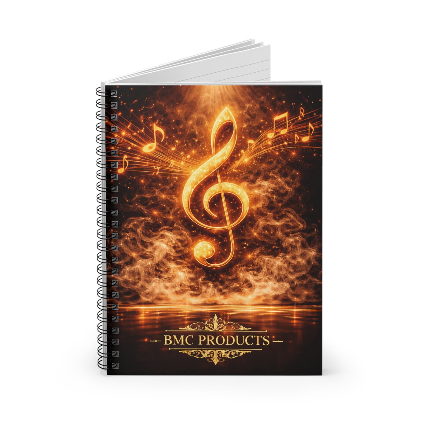 "libreta clave de sol 🎼🔥 Donde nace una nota… nace una llama.” 🔥🎼