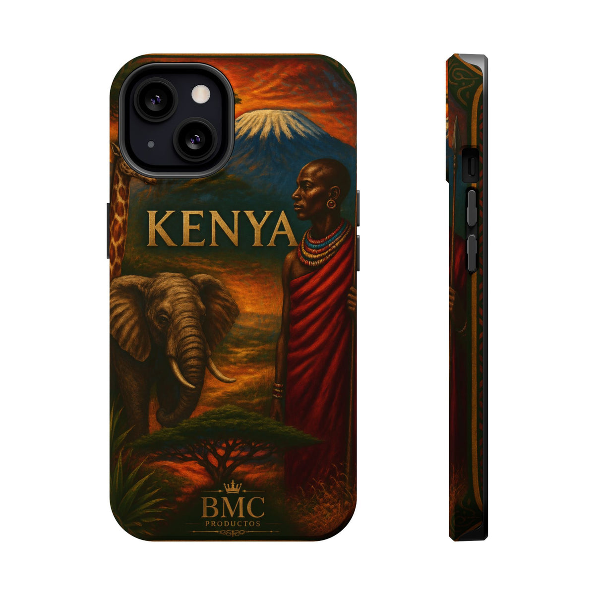 "Reinforced Magnetic Case Kenya: Wild Adventure and Land of Infinite Horizons 🦁🌄🏕️"