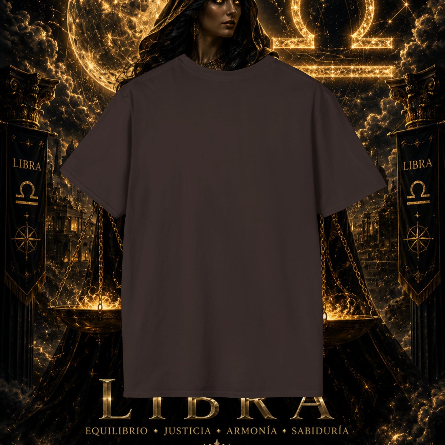 "Camiseta LIBRA – La Guardiana del Equilibrio"