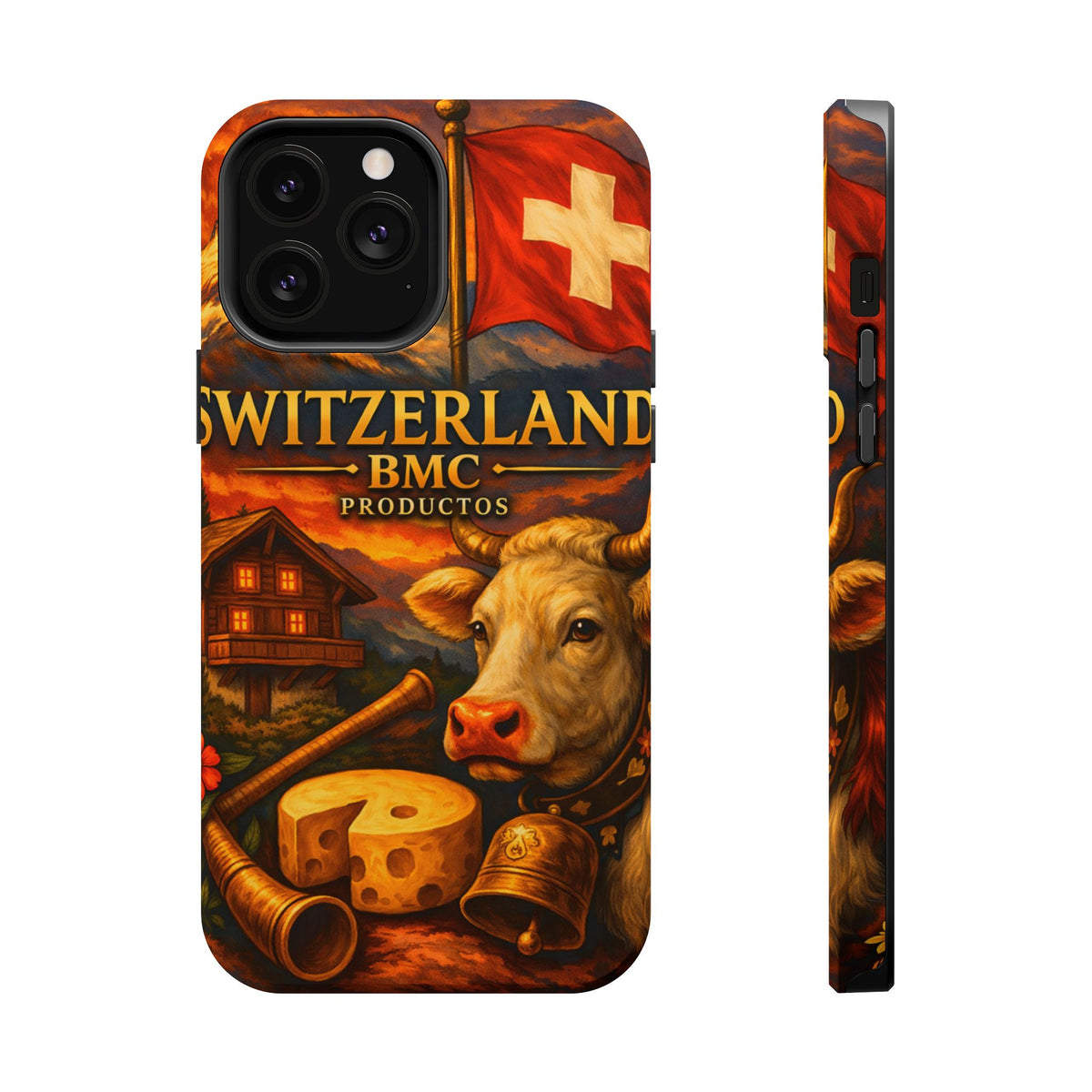"Funda Magnética Reforzada Magnética Reforzada suiza❄️ – Tierra de montañas majestuosas y precisión legendaria"