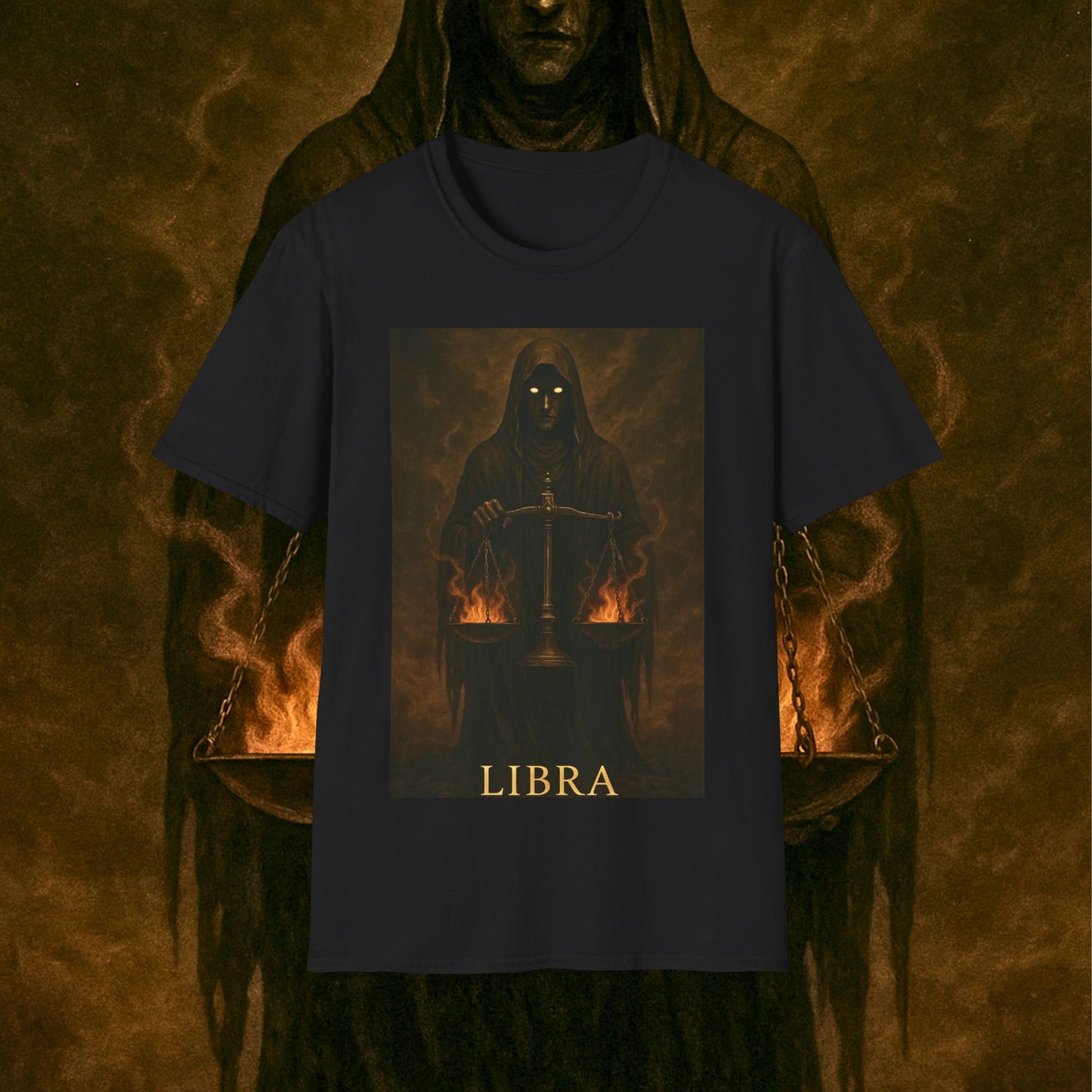 "Camiseta LIBRA – El Guardián del Equilibrio"