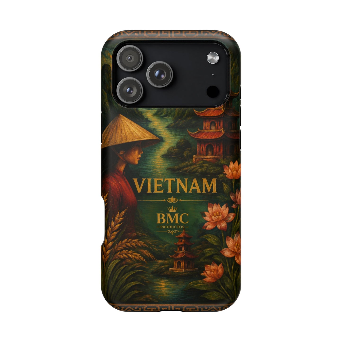 "Funda Magnética Reforzada Magnética Reforzada  Vietnam: Tradición, Naturaleza y Leyendas Ancestrales 🎋🏯🐉"