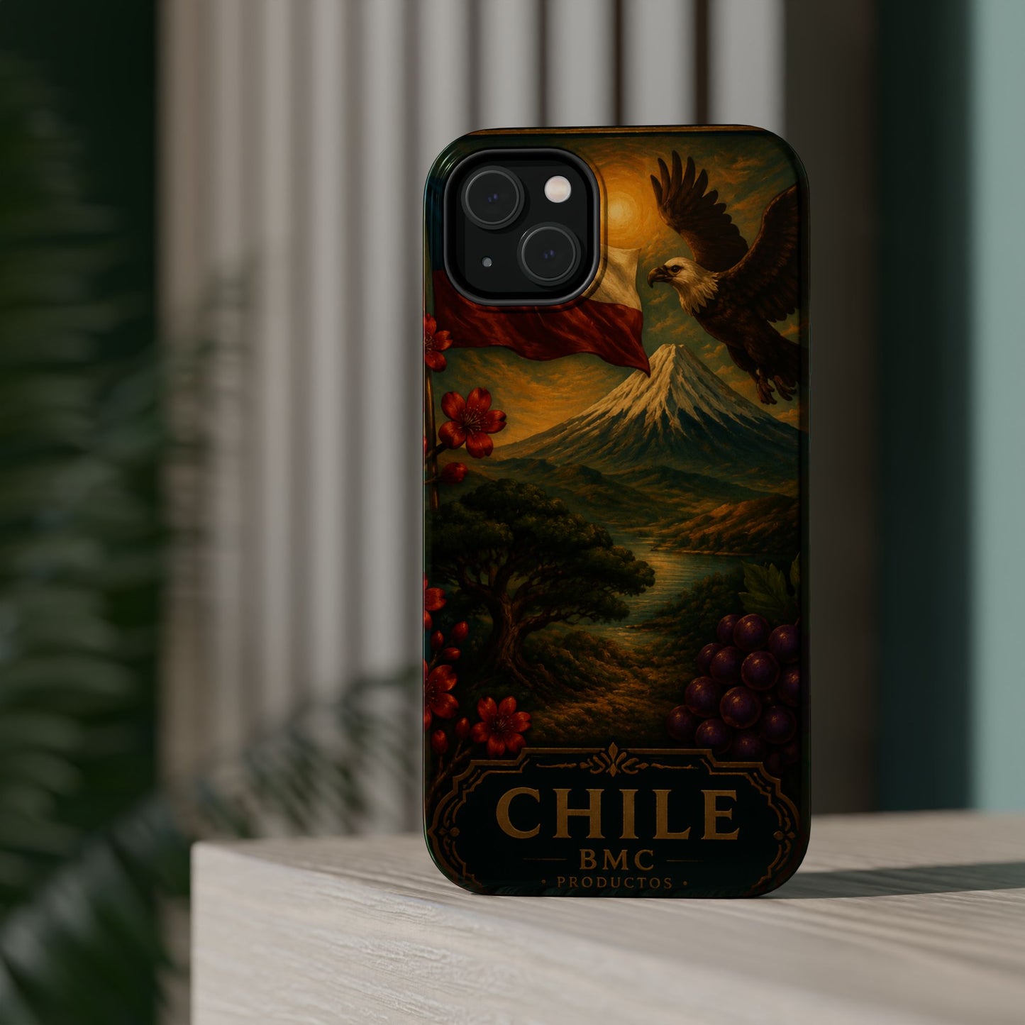 "Funda Magnética Reforzada Magnética Reforzada Chile: Naturaleza Indómita y Horizontes Eternos 🏔️🍇🏜️"