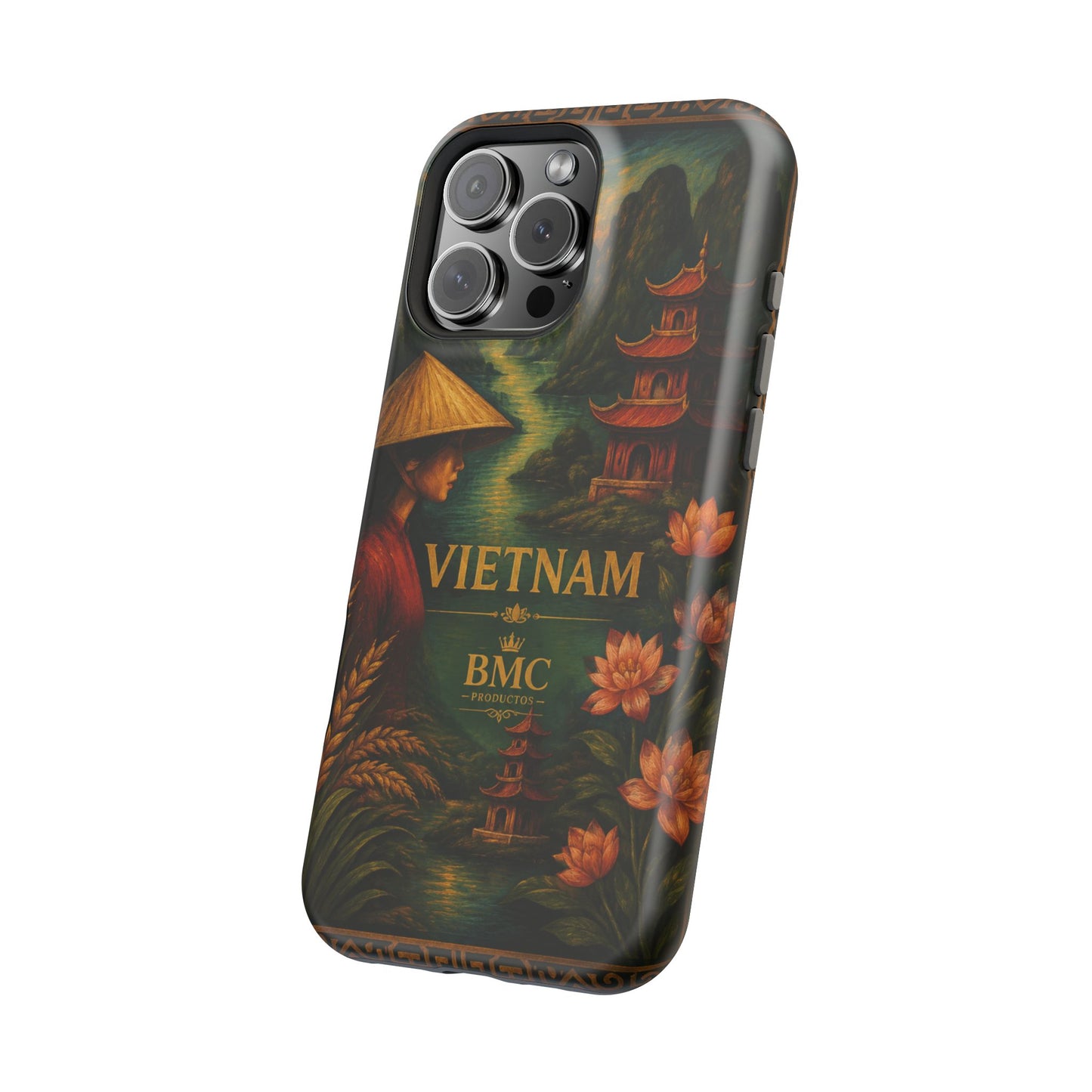 "Funda Magnética Reforzada Magnética Reforzada  Vietnam: Tradición, Naturaleza y Leyendas Ancestrales 🎋🏯🐉"
