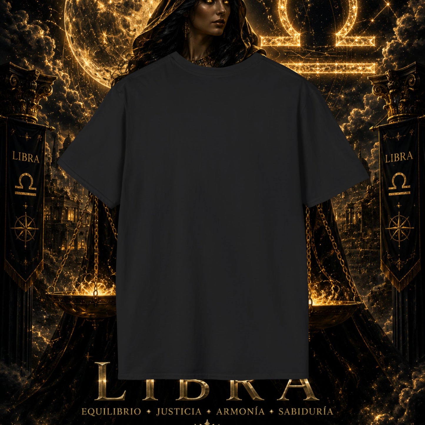 "Camiseta LIBRA – La Guardiana del Equilibrio"
