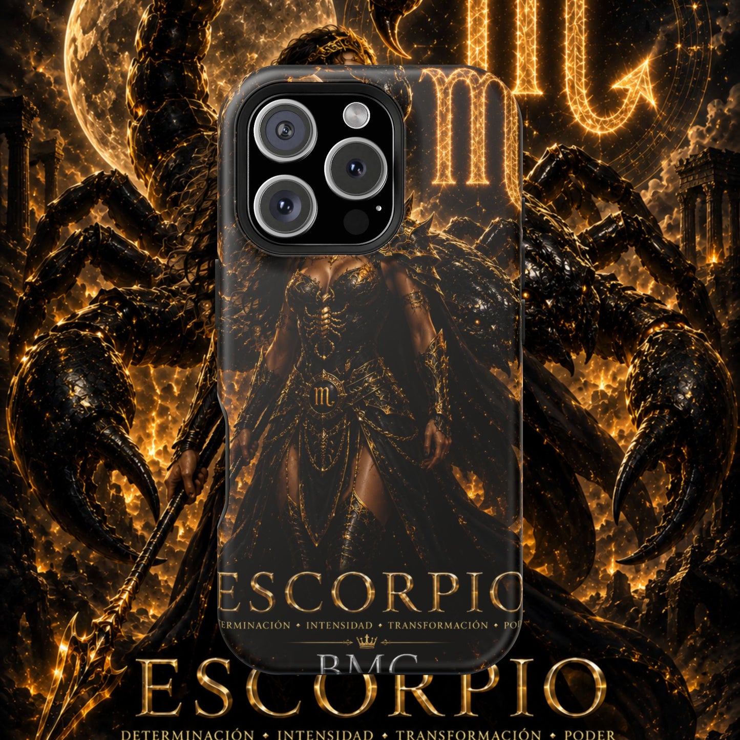 "Funda Magnética Reforzada ESCORPIO M –La Vigilante de las Sombras"