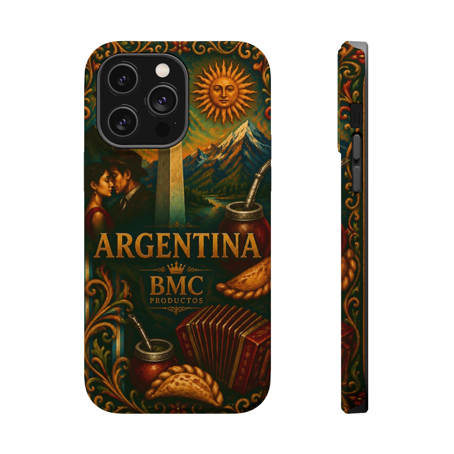 "Funda Magnética Reforzada Argentina: Pasión, Tradición y Tierra de Sueños🔥🏞️"