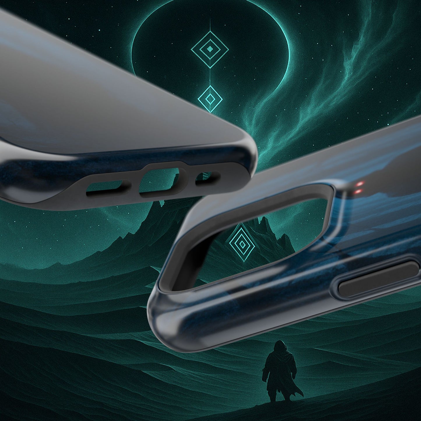 "Funda Magnética Reforzada🖤 El Vigía del Bosque Oscuro"