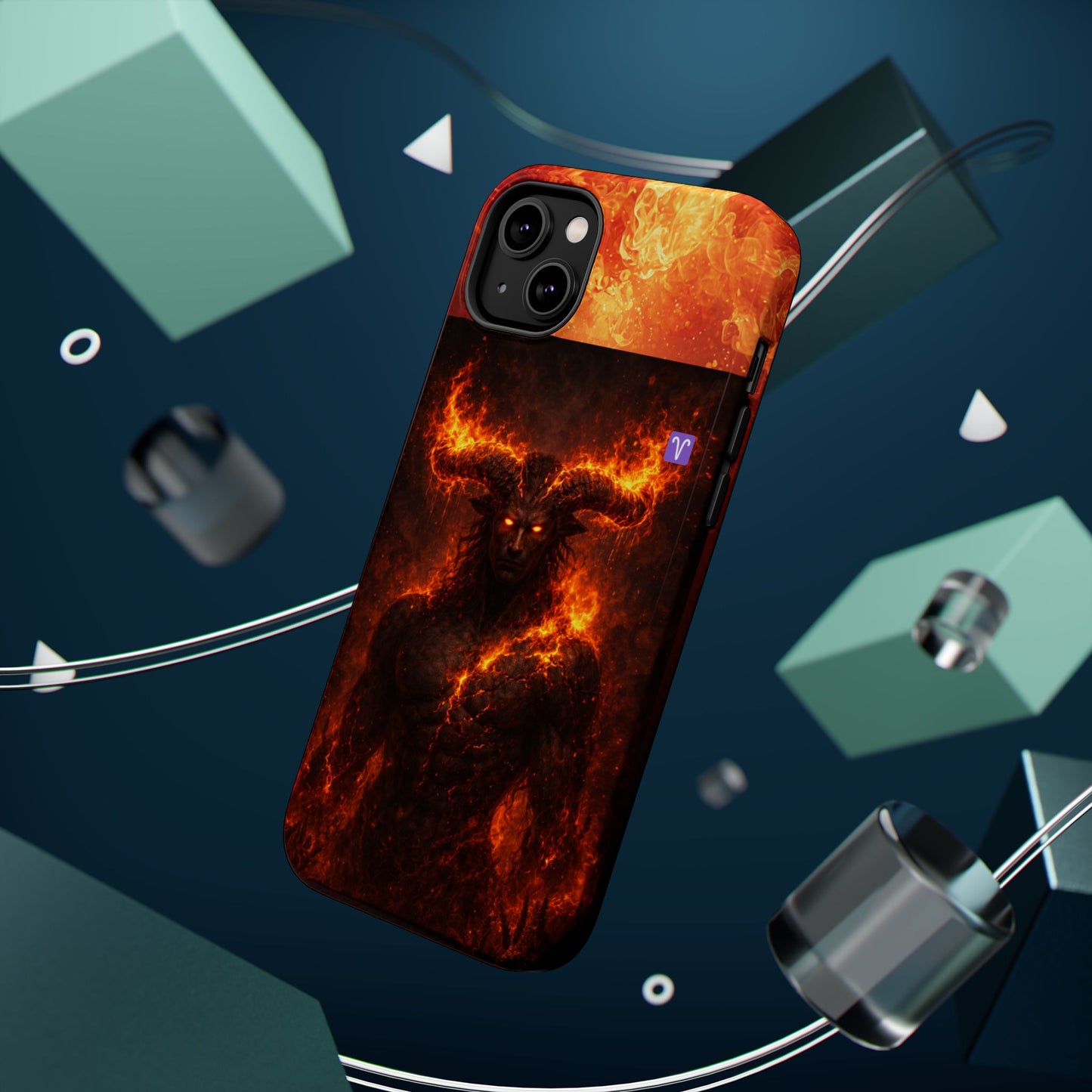 "Funda Magnética Reforzada ♈ Aries — Espíritu de fuego"