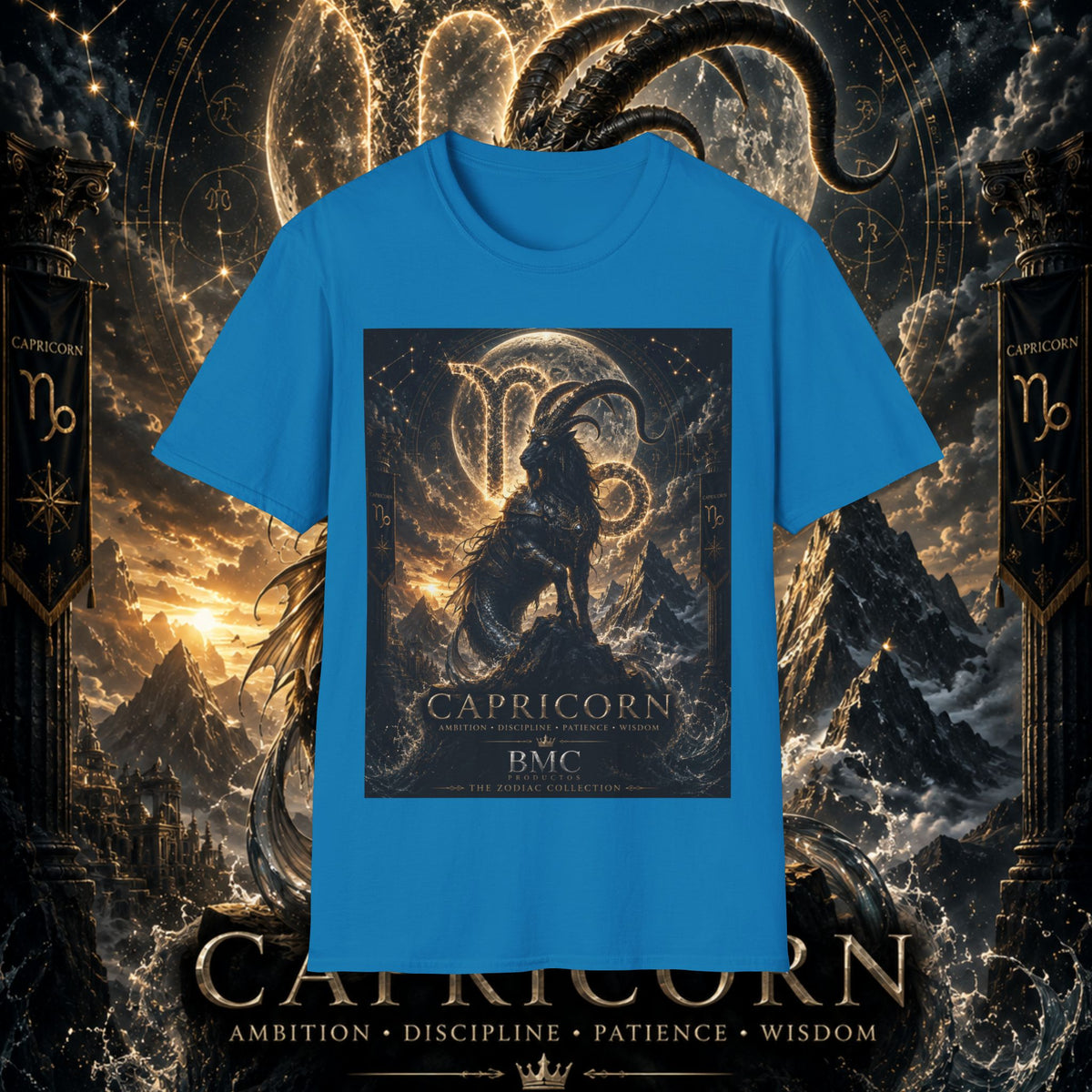 "Camiseta ♑ Capricornio – El Guardián de las Cumbres"