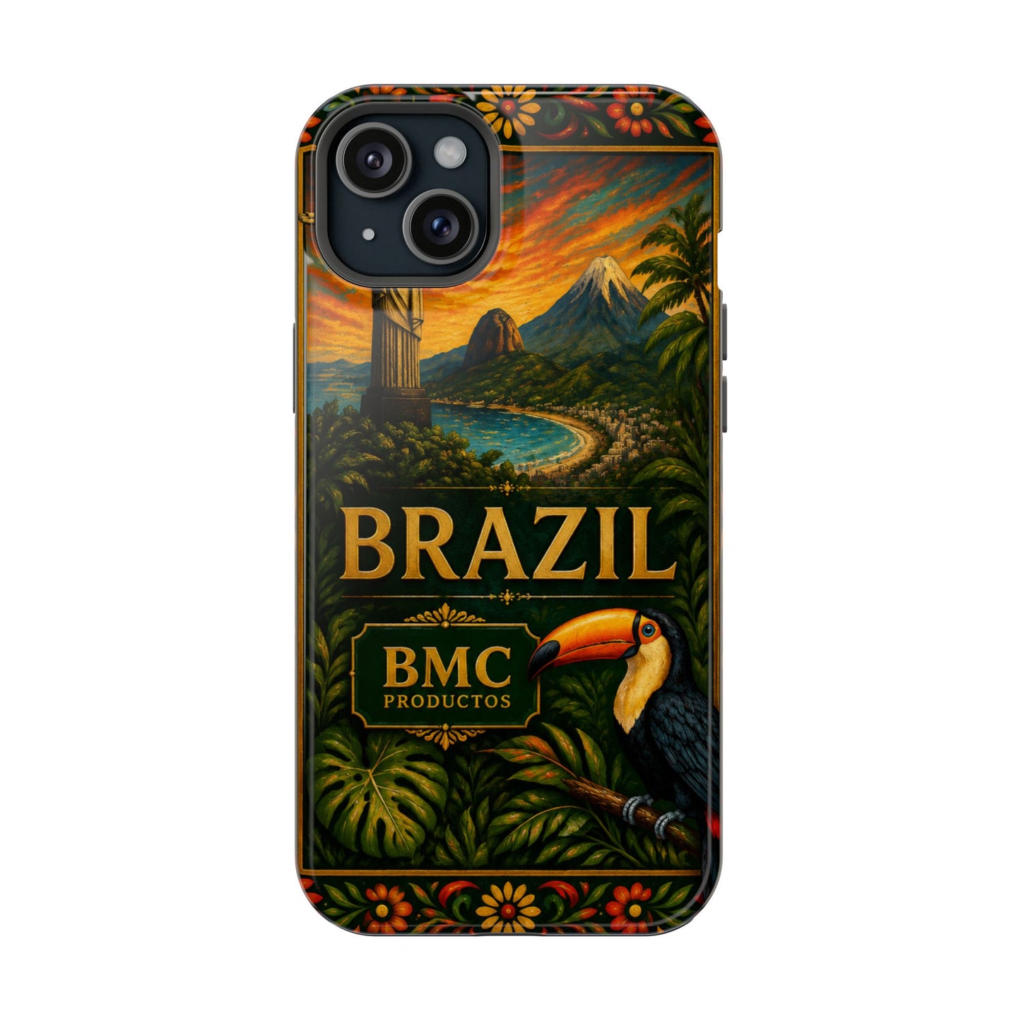 "Funda Magnética Reforzada Magnética Reforzada Brasil: Ritmo, Naturaleza y Alegría Infinita 🎶🌴🏖️"