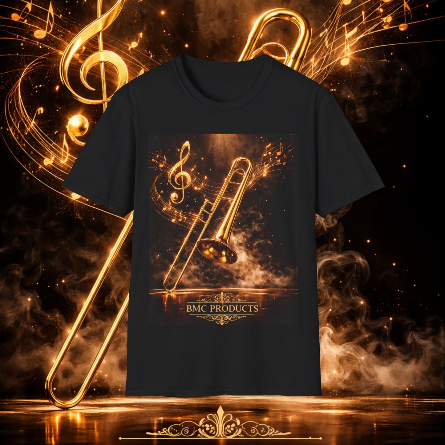 "Camiseta Trombón 🎷🔥No todos los fuegos hacen ruido… algunos tocan el alma.” 🔥🎷
