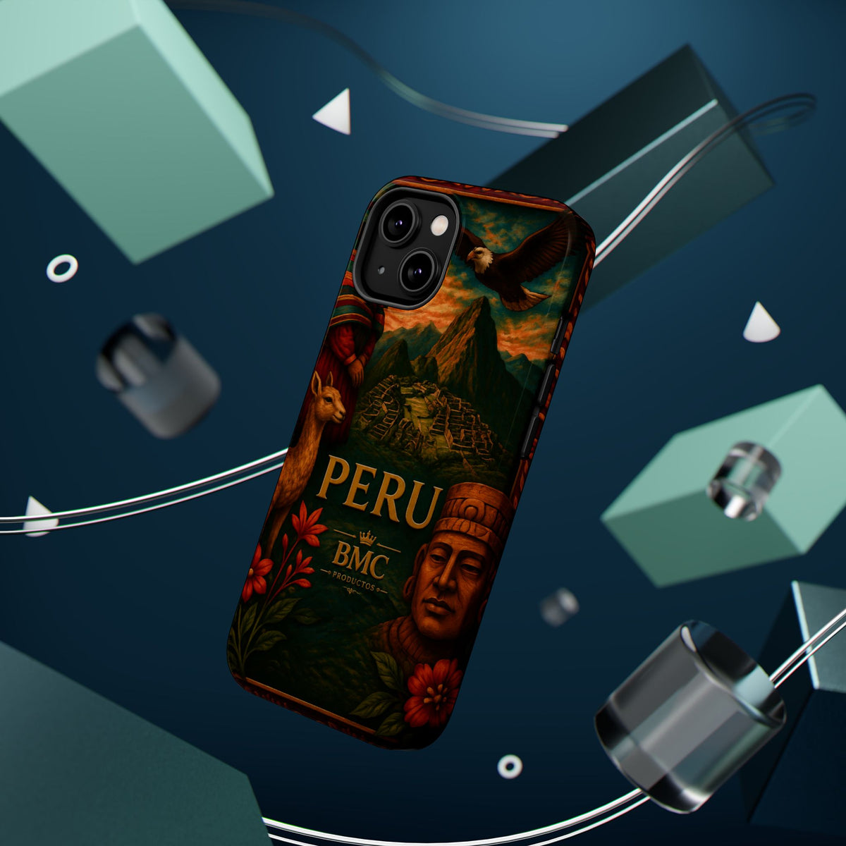 "Peru: Mysticism, History, and Eternal Wonders Reinforced Magnetic Case 🏔️🦙🛕"
