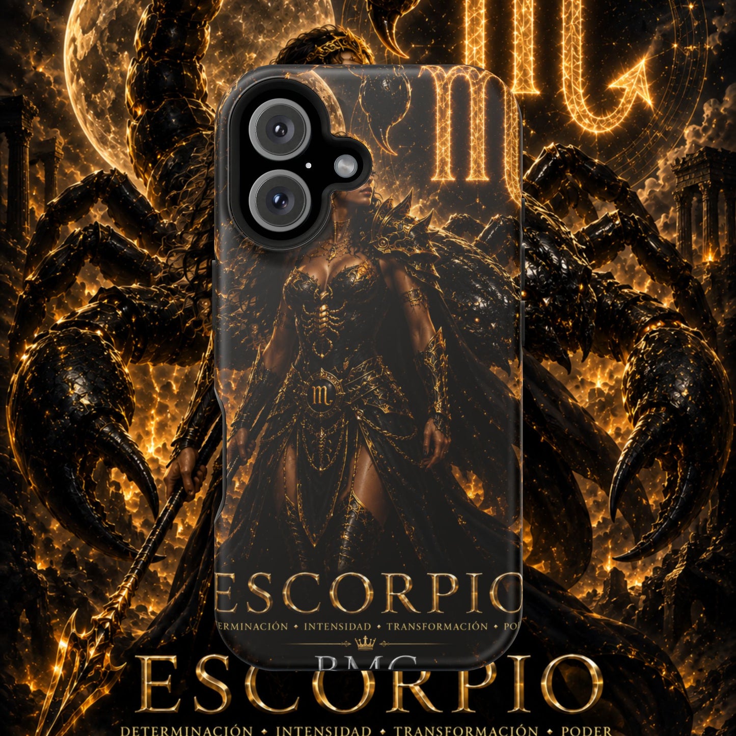 "Funda Magnética Reforzada ESCORPIO M –La Vigilante de las Sombras"