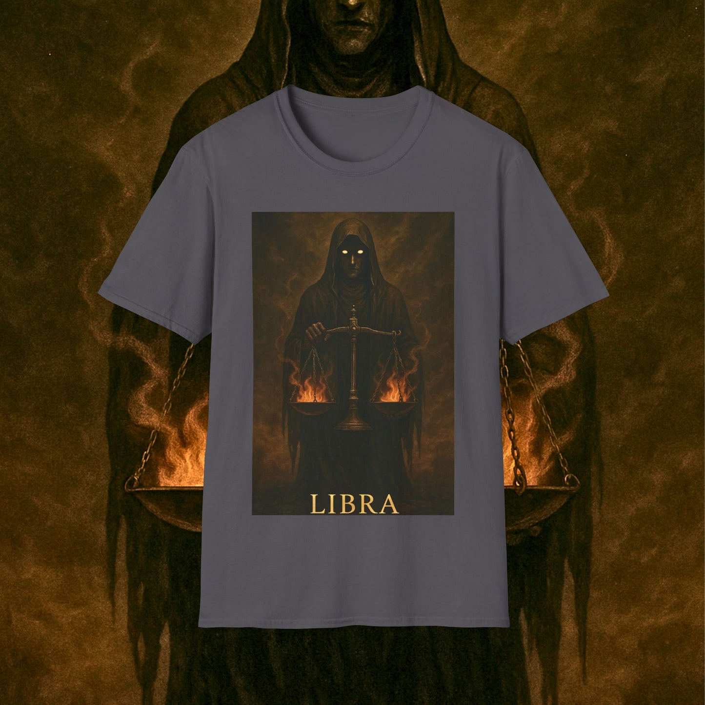 "Camiseta LIBRA – El Guardián del Equilibrio"