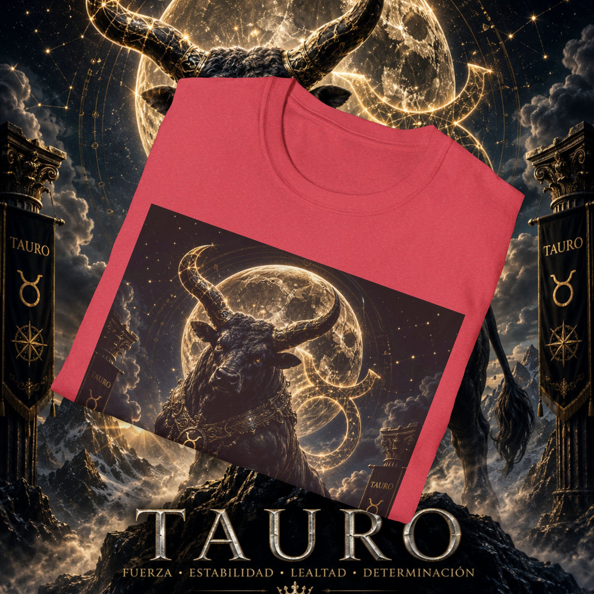 "Camiseta ♉ Tauro — Fuerza silenciosa de la tierra"