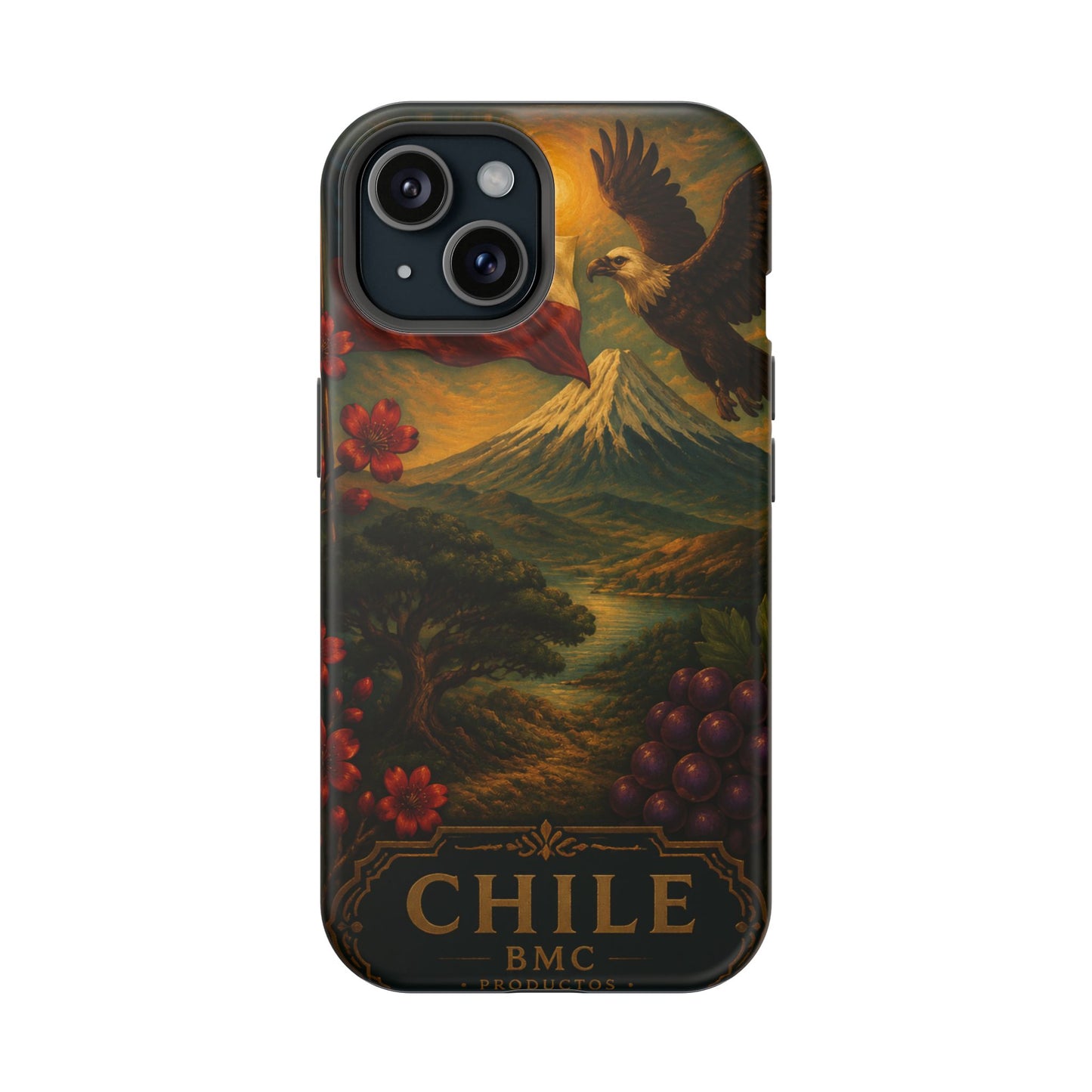 "Funda Magnética Reforzada Magnética Reforzada Chile: Naturaleza Indómita y Horizontes Eternos 🏔️🍇🏜️"