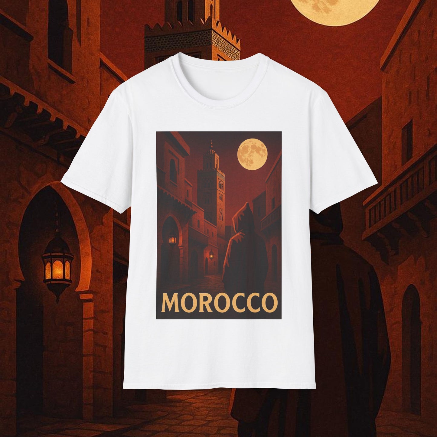 "Camiseta  Marruecos: Magia del Desierto y Ciudades de Mil Colores 🐪🏜️🕌"