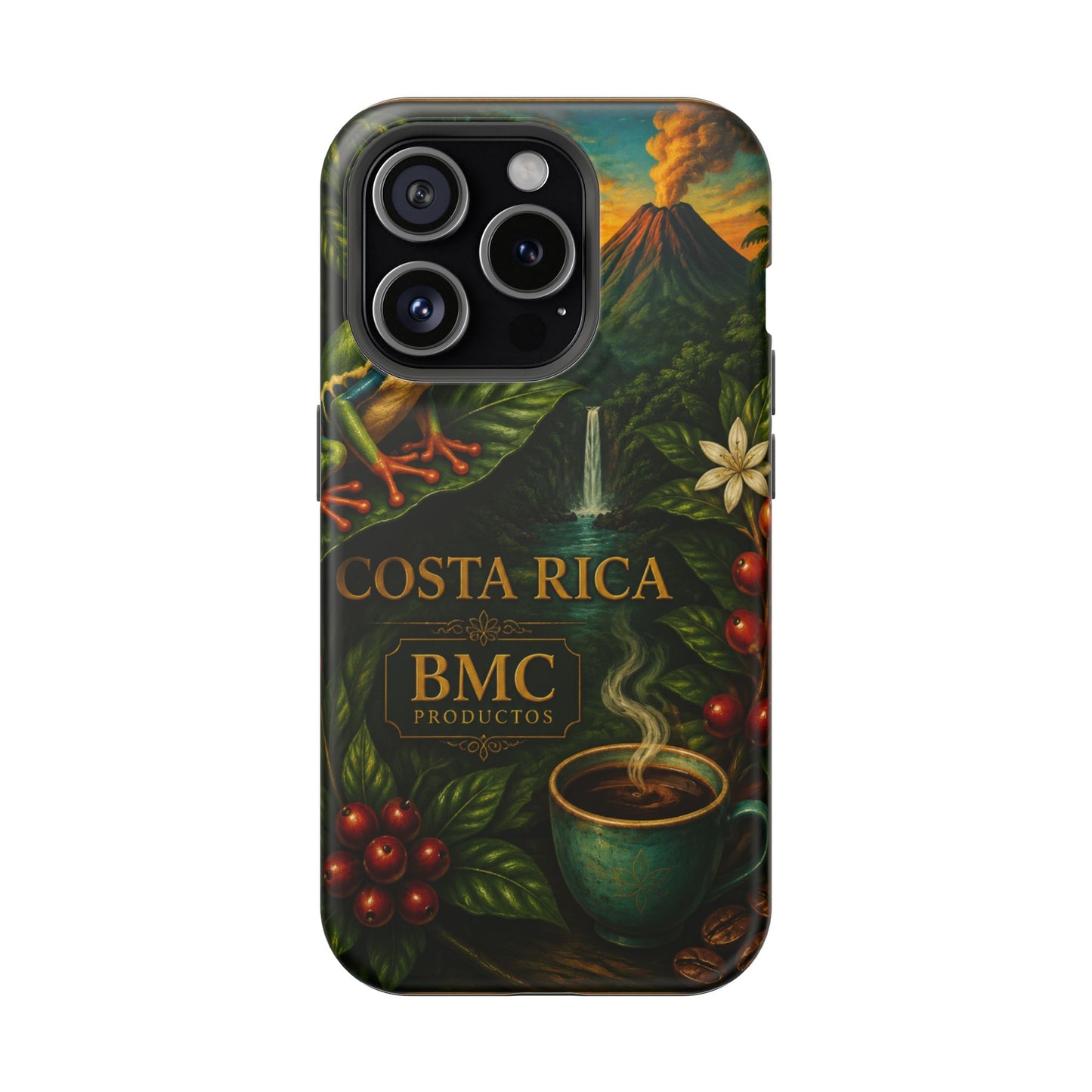 "Funda Magnética Reforzada Magnética Reforzada Costa Rica: Pura Vida entre Volcanes y Selvas 🌋🌴🦜"