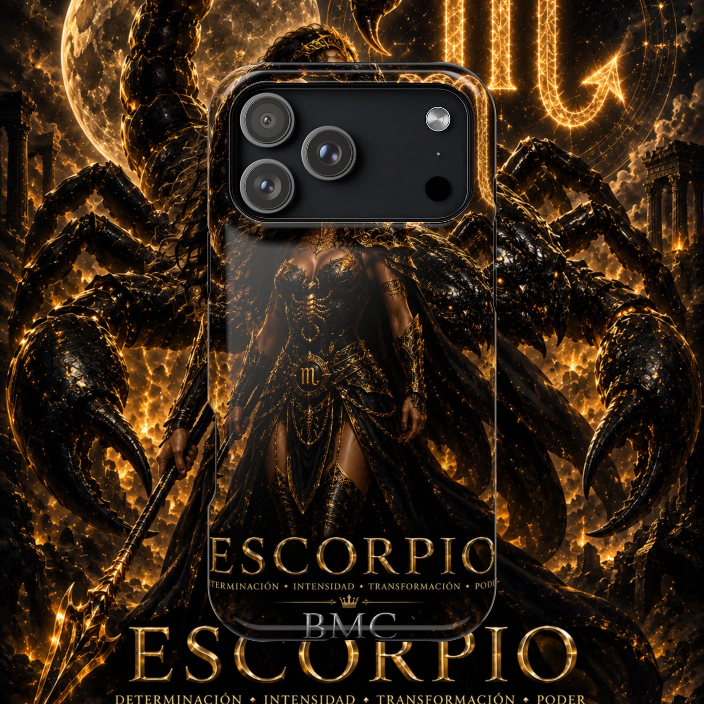 "Funda Magnética Reforzada ESCORPIO M –La Vigilante de las Sombras"