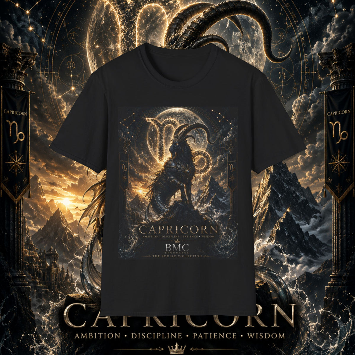 "Camiseta ♑ Capricornio – El Guardián de las Cumbres"