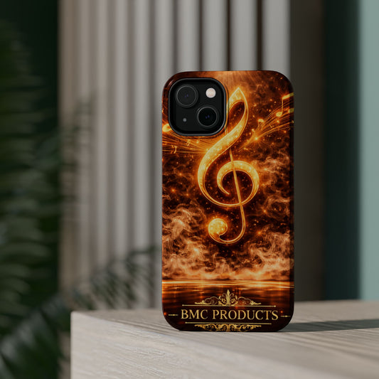 "Funda Magnética Reforzada Magnética Reforzada clave de sol 🎼🔥Donde nace una nota… nace una llama.” 🔥🎼