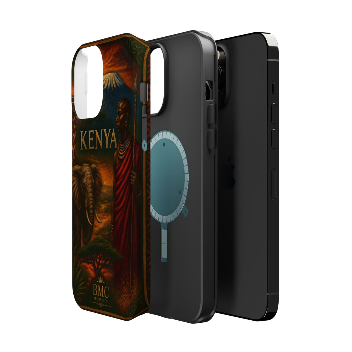 "Reinforced Magnetic Case Kenya: Wild Adventure and Land of Infinite Horizons 🦁🌄🏕️"
