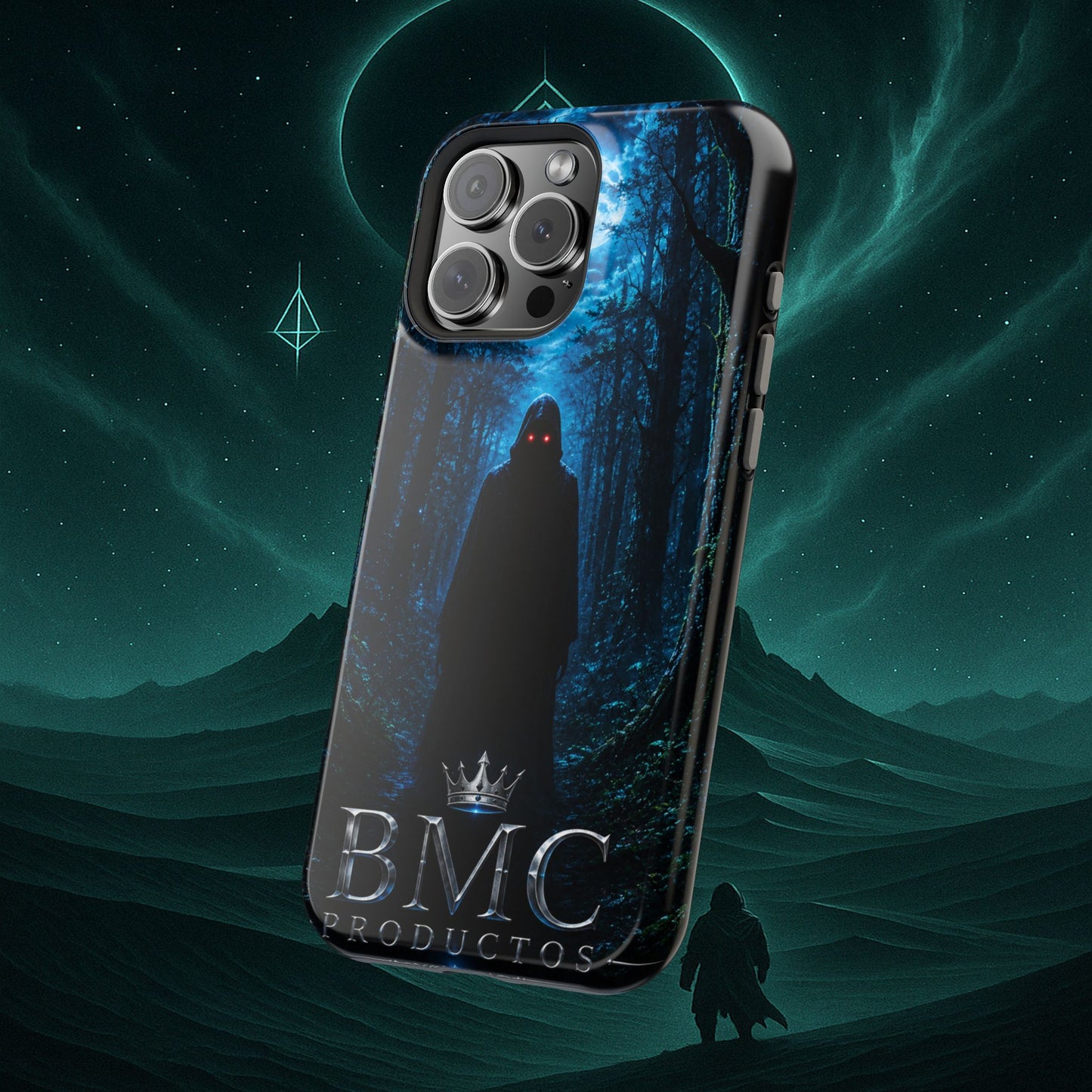 "Funda Magnética Reforzada🖤 El Vigía del Bosque Oscuro"