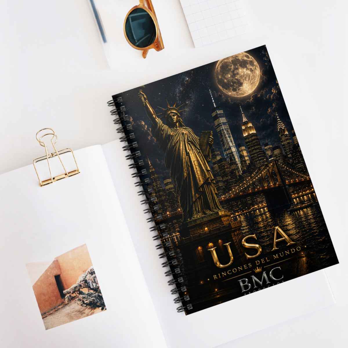 "United States Notebook: Dreams, Freedom, and Great Horizons 🗽🏜️🌆"