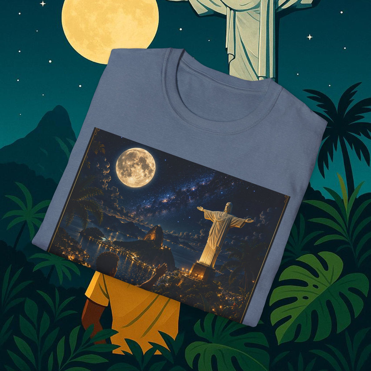 "Camiseta Brasil: Ritmo, Naturaleza y Alegría Infinita 🎶🌴🏖️"
