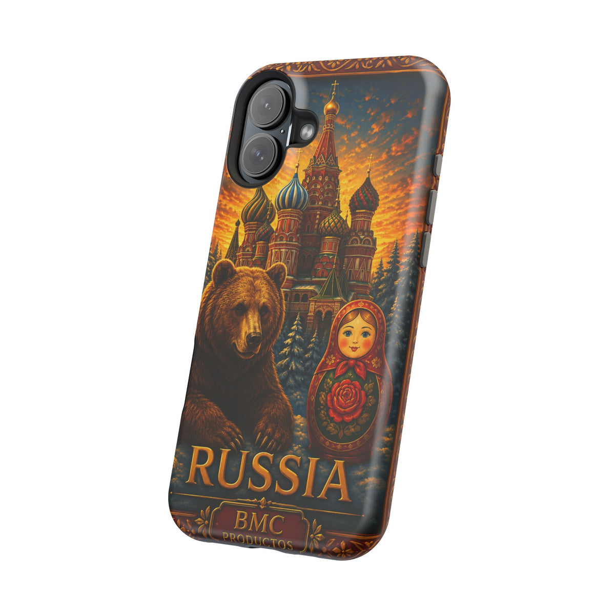 "Reinforced Magnetic Case Russia❄️ – Land of history, mystery, and grandeur"