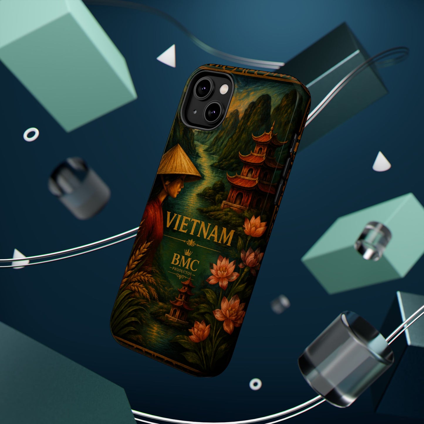 "Funda Magnética Reforzada Magnética Reforzada  Vietnam: Tradición, Naturaleza y Leyendas Ancestrales 🎋🏯🐉"