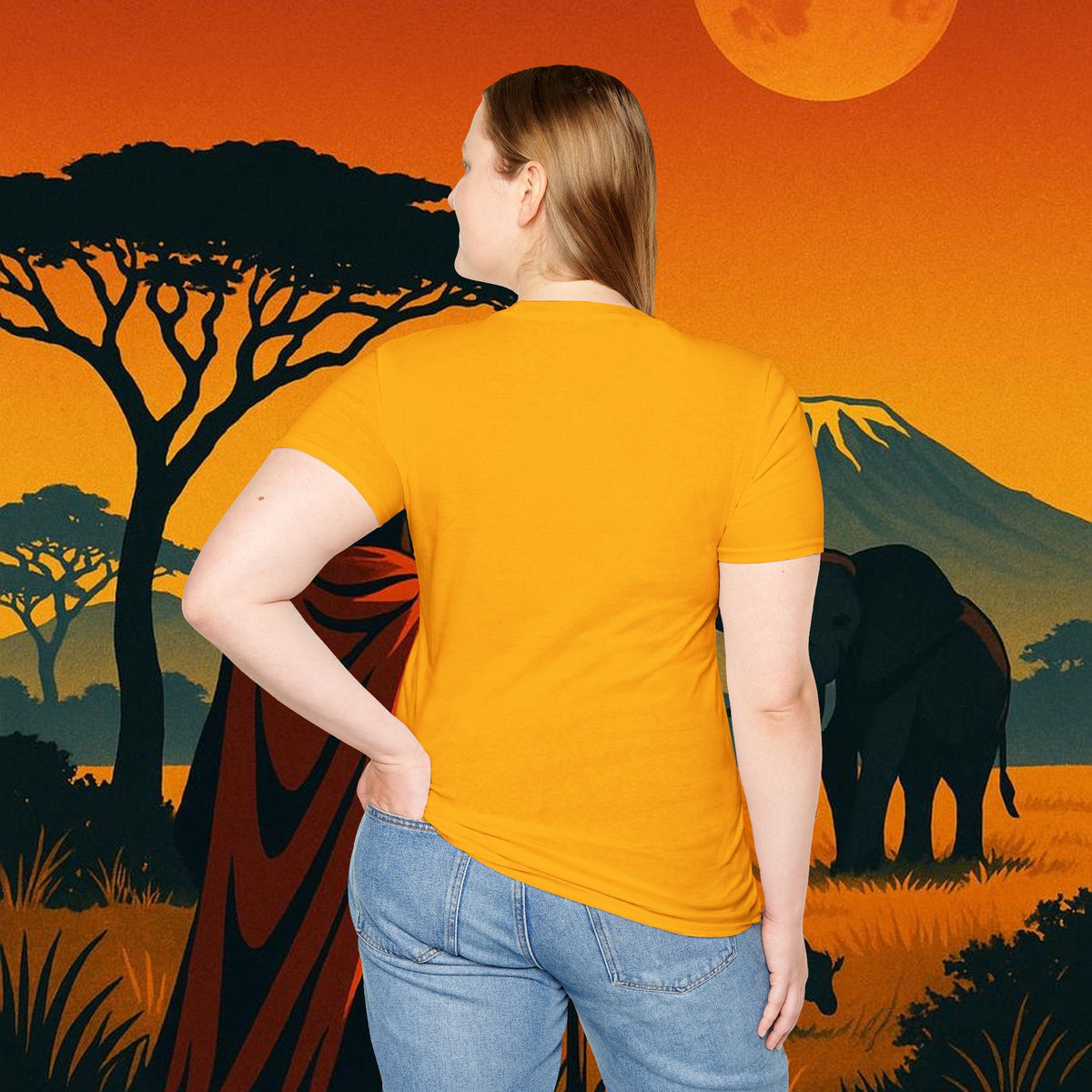 "Camiseta Kenia: Aventura Salvaje y Tierra de Horizontes Infinitos 🦁🌄🏕️"
