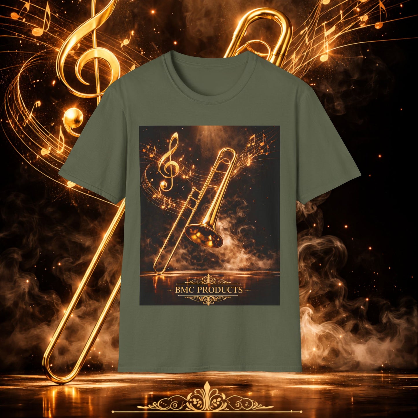 "Camiseta Trombón 🎷🔥No todos los fuegos hacen ruido… algunos tocan el alma.” 🔥🎷