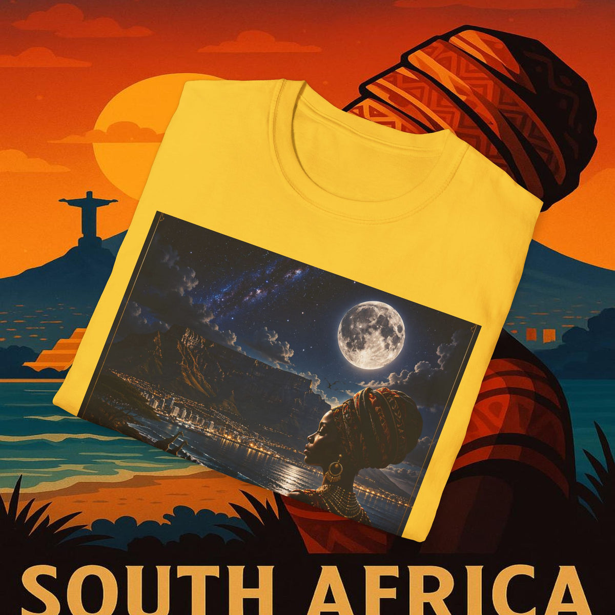 "Camiseta Sudáfrica 🌍 – Un mundo de aventuras y diversidad"