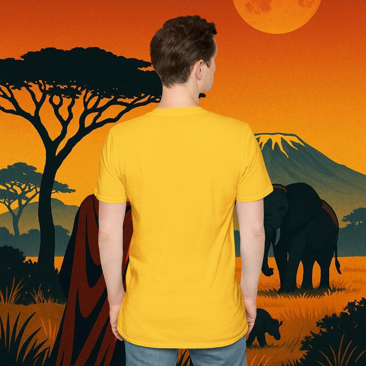 "Camiseta Kenia: Aventura Salvaje y Tierra de Horizontes Infinitos 🦁🌄🏕️"