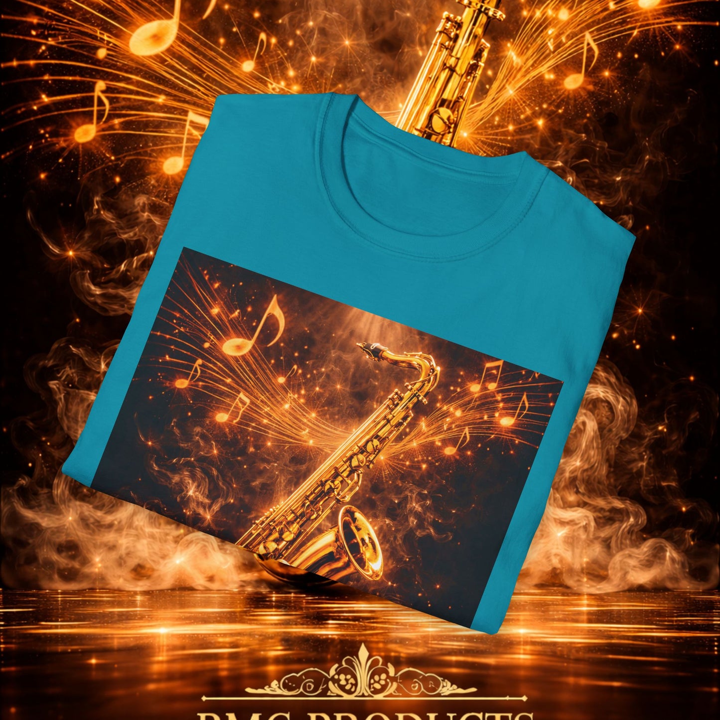 "Camiseta sax 🎷🔥 Haz que arda cada nota.” 🔥🎷