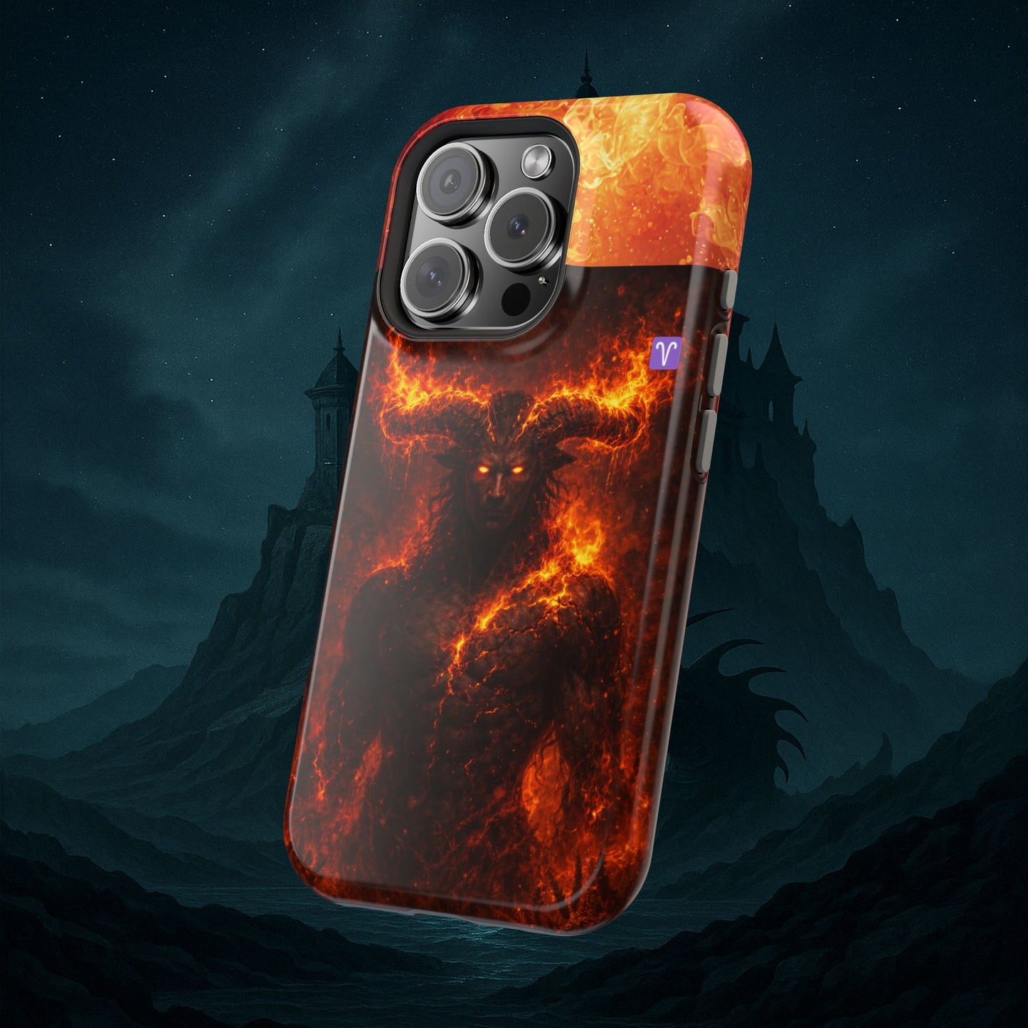 "Funda Magnética Reforzada ♈ Aries — Espíritu de fuego"