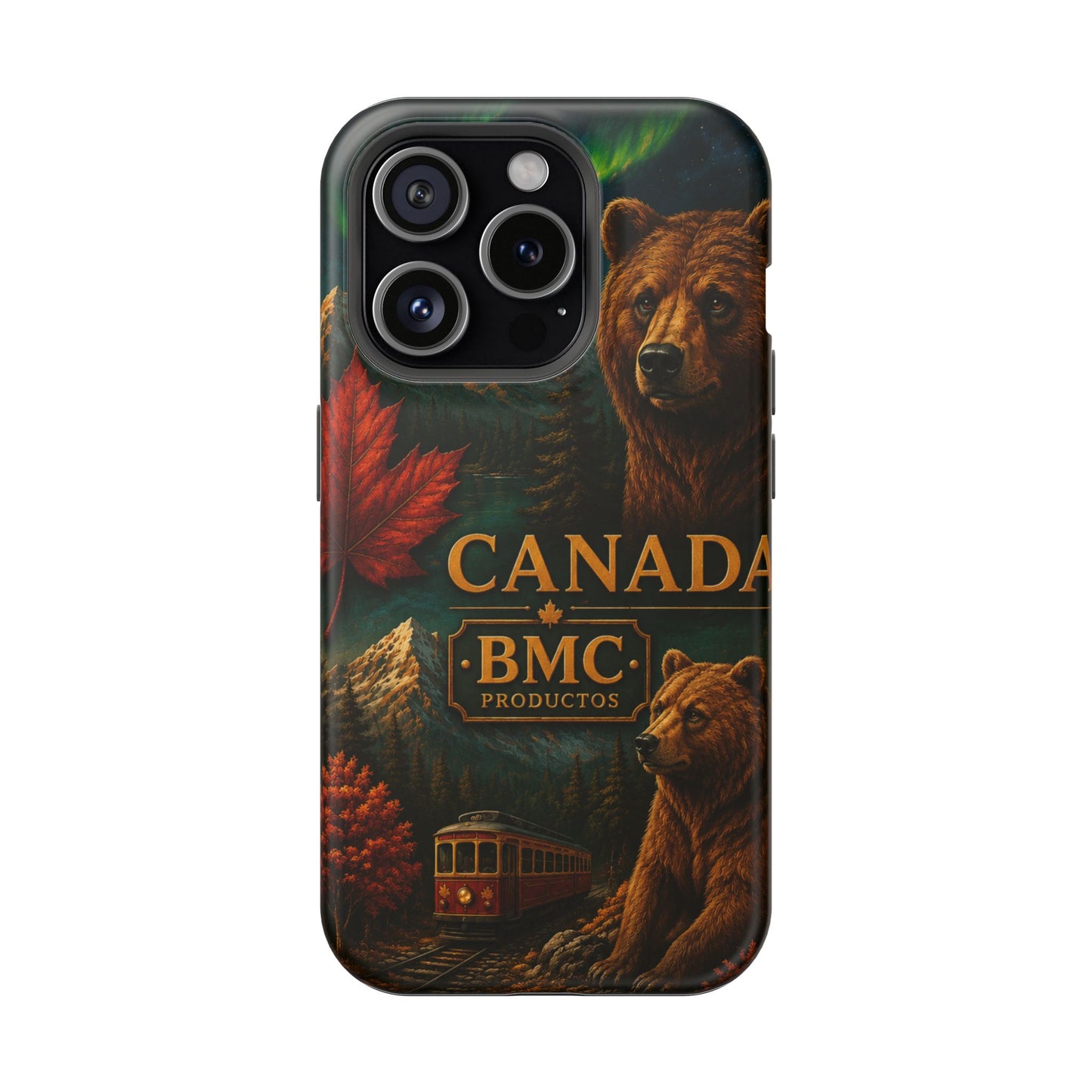 "Funda Magnética Reforzada Magnética Reforzada Canadá: Naturaleza Majestuosa y Espíritu Libre 🍁🏞️🦌"
