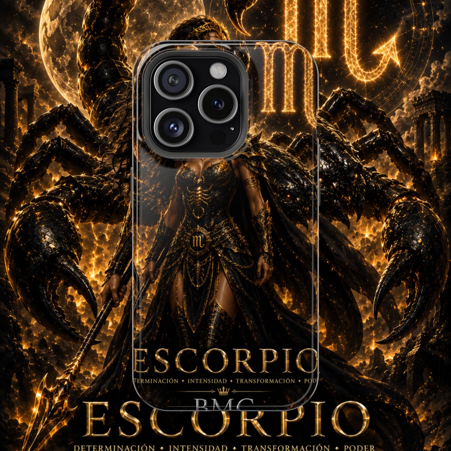 "Funda Magnética Reforzada ESCORPIO M –La Vigilante de las Sombras"