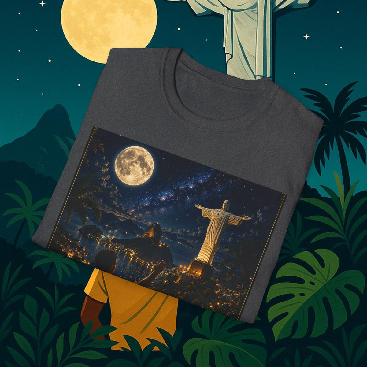 "Camiseta Brasil: Ritmo, Naturaleza y Alegría Infinita 🎶🌴🏖️"